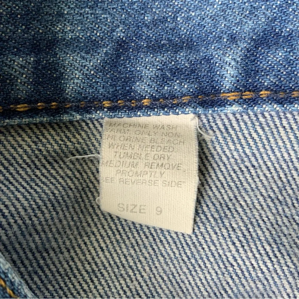 Vintage PALMETTO’S High Waisted Mom Jeans V-Panel 80’s 90’s Y2K Blue Size 9